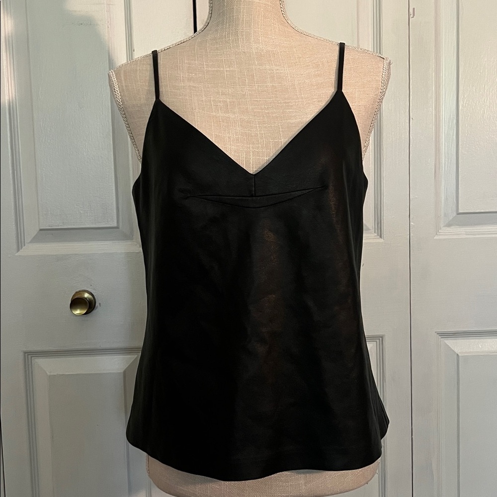 Bcbgmaxazria Karissa Faux Leather Tank Top